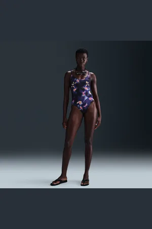 Nike Swim Bañador con cuello en V - Mujer