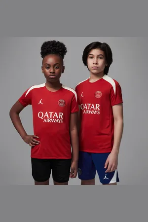 Jordan Cuarta equipación París Saint-Germain Strike Camiseta de fútbol de manga corta y tejido Knit Dri-FIT - Niño/a