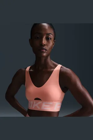 Nike Pro Indy Plunge Sujetador deportivo de sujeción media con almohadilla - Mujer