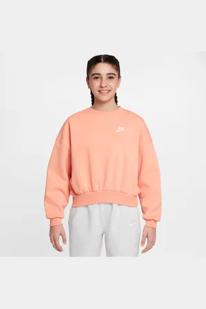 Nike Sportswear Club Fleece Sudadera de cuello redondo y ajuste amplio - Niña