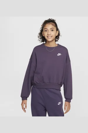 Nike Sportswear Club Fleece Sudadera de cuello redondo y ajuste amplio - Niña
