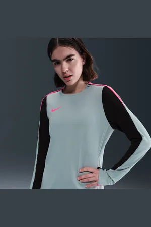 Nike Strike Parte de arriba de fútbol con cuello redondo y manga corta Dri-FIT - Mujer