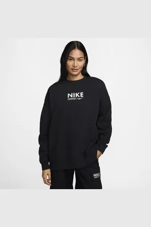 Nike Sportswear Sudadera oversize de tejido Fleece con cuello redondo - Mujer