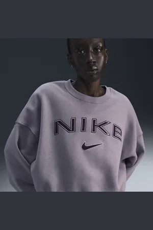 Nike Sportswear Phoenix Fleece Sudadera de chándal de cuello redondo extraoversize con logotipo - Mujer