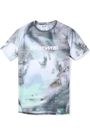 NNormal Race T-Shirt W Nature AI Print - Camisetas para Mujer - ,Verde,Violeta, talla L, Textil