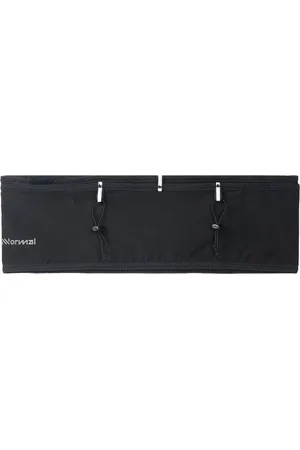 NNormal Run Belt Black - Unisex Cinturón de running - , talla L, Textil