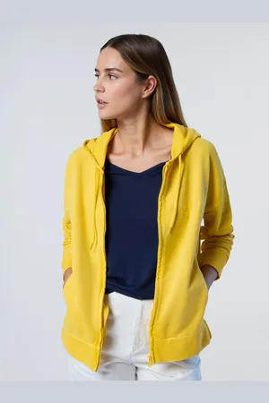 North Sails Hoodie con cremallera de felpa ecológica