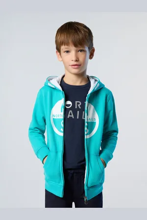 North Sails Hoodie con cremallera y maxilogotipo