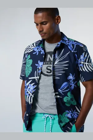 North Sails Camisa con estampado tropical