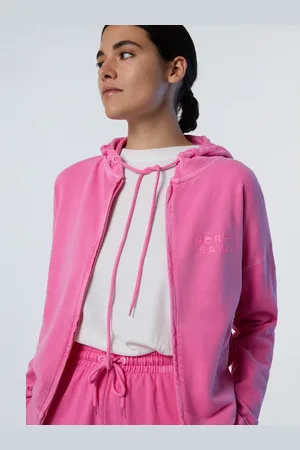 North Sails Hoodie con cremallera de felpa ecológica