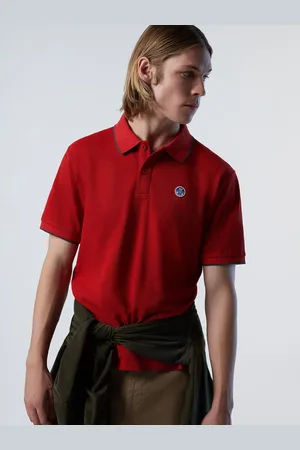 North Sails Polo con inscripción en el cuello