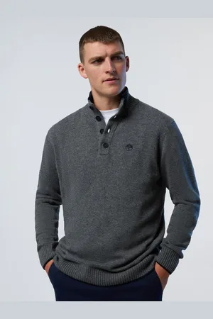 North Sails Jersey con botones de cachemira