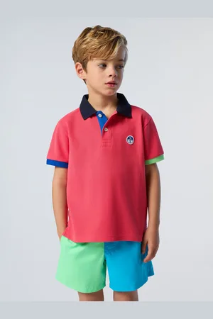 North Sails Polo con ribetes de colores