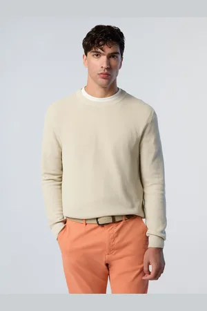 North Sails Jersey con cuello redondo en punto de nido de abeja