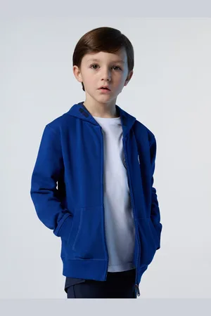 North Sails Sudadera con capucha, cremallera y parche del logotipo