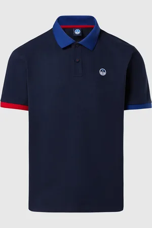 North Sails Polo con ribetes en contraste