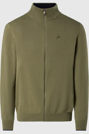 North Sails Jersey con cremallera completa y logotipo bordado