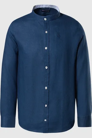 North Sails Camisa estilo mao con logotipo bordado