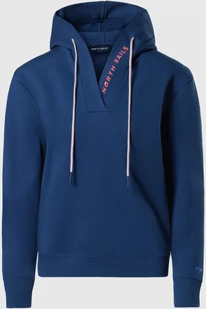 North Sails Sudadera con capucha y cuello de pico con estampado