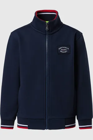 North Sails Sudadera con cremallera completa y etiqueta Newport