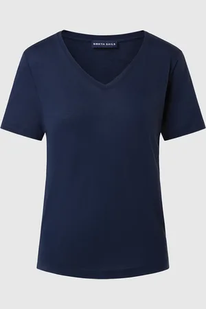 North Sails Camiseta de viscosa con cuello de pico