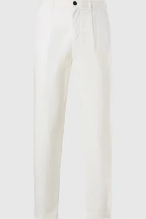 North Sails Pantalón chino plisado de gabardina