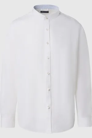 North Sails Camisa estilo mao con logotipo bordado