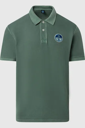 North Sails Polo con acabado teñido con pigmentos