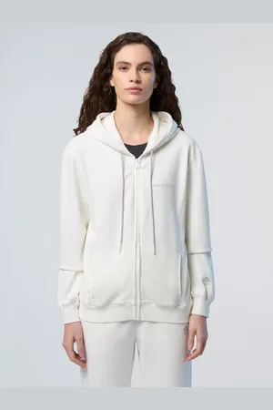 North Sails Sudadera con capucha, cremallera y estampado