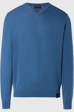 North Sails Jersey con cuello de pico y etiqueta con el logotipo