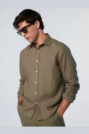 North Sails Camisa de lino con logotipo bordado