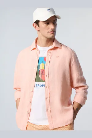 North Sails Camisa de lino con logotipo bordado