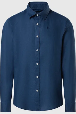 North Sails Camisa de lino con logotipo bordado