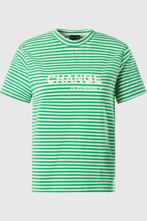 North Sails Camiseta de modal de rayas con eslogan