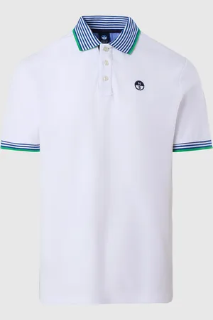 North Sails Polo con cuello de rayas
