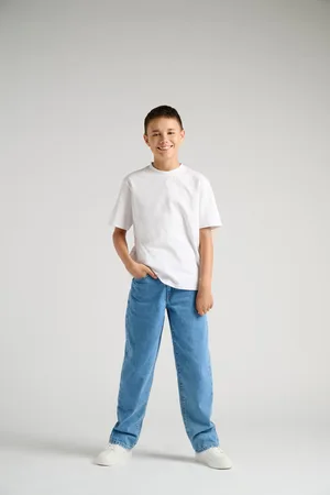 Only & Sons Osjfade Talle Medio Corte Loose Vaqueros