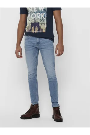 Only & Sons Onswarp Tiro Normal Corte Skinny Vaqueros