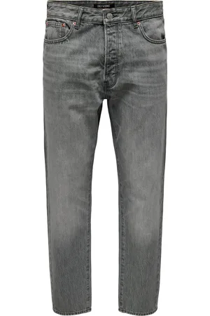 Only & Sons Onstye Cintura Media Corte Loose Vaqueros