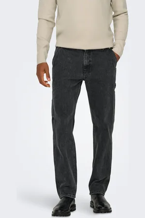 Only & Sons Onsedge Cintura Media Corte Straight Vaqueros