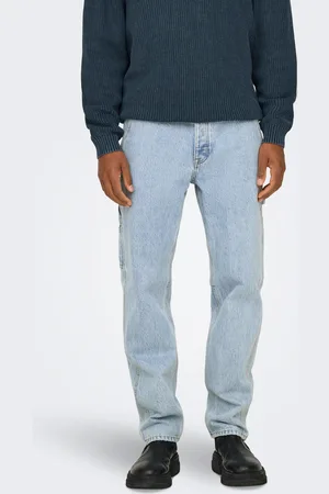 Only & Sons Onsedge Talle Medio Corte Straight Vaqueros