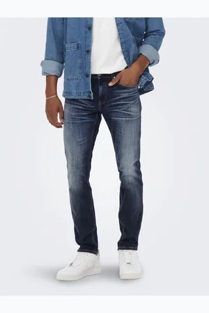 Only & Sons Onsweft Cintura Media Corte Regular Vaqueros
