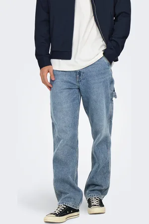 Only & Sons Onsedge Cintura Media Corte Straight Vaqueros