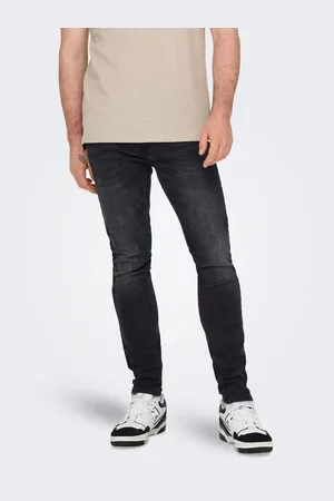 Only & Sons Onswarp Tiro Bajo Corte Skinny Vaqueros