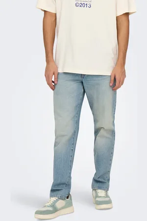 Only & Sons Onsedge Talle Medio Corte Straight Vaqueros