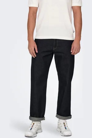 Only & Sons Onsedge Cintura Media Corte Straight Vaqueros