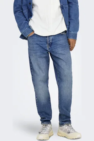 Only & Sons Onsyoke Cintura Media Corte Cropped Vaqueros