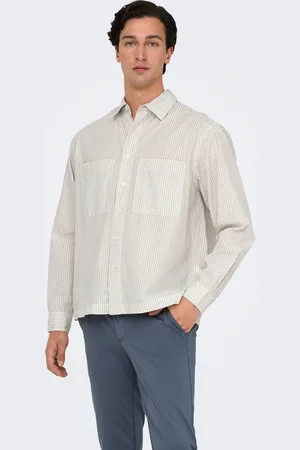 Only & Sons Camisas Corte Loose Cuello De Camisa