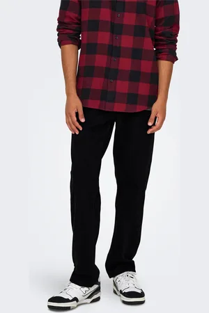 Only & Sons Onsedge Cintura Media Corte Straight Vaqueros
