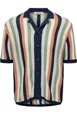 Only & Sons Cárdigan De Punto Corte Regular Cuello Cubano