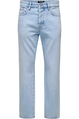 Only & Sons Onsedge Cintura Media Corte Straight Vaqueros